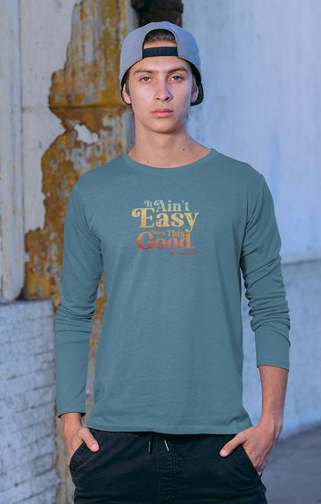 It Ain't Easy - Tee (deep teal)